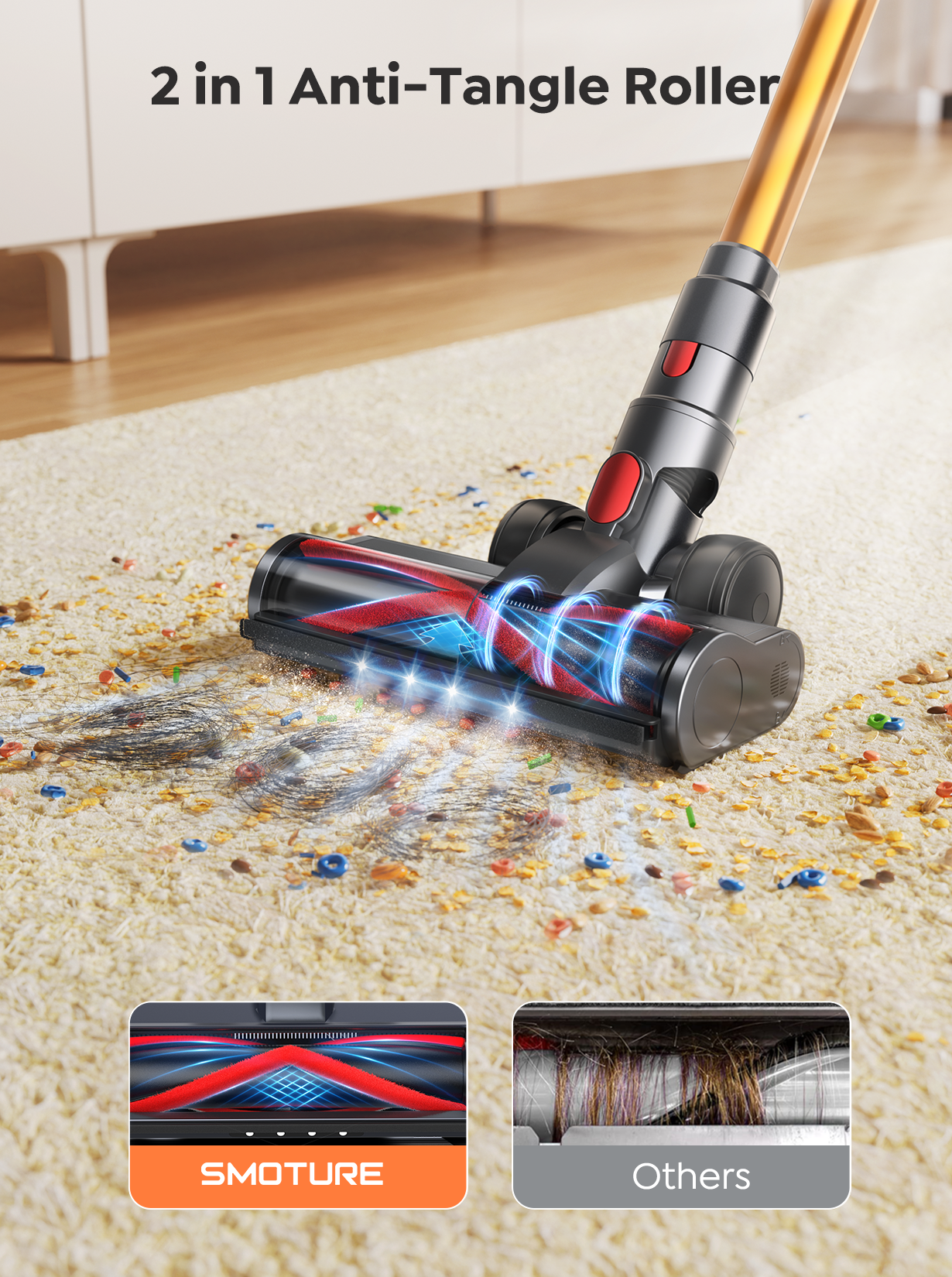 SMOTURE VC80 Cordless Vacuum Cleaner